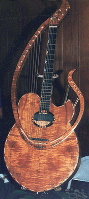 William Eaton's Lyraharp guitars